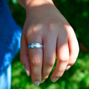 Anillo Diamantado Plata .925