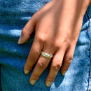 Anillo Diamantado Plata .925