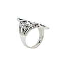 Anillo Con Picos Plata .925