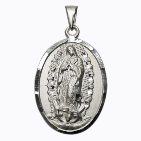 Medalla Virgen de Guadalupe de Plata .925
