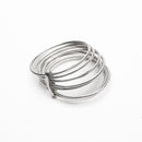 Anillo Semanario Liso de Plata .925 - 1