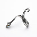 Anillo Víbora Ajustable Oxidado de Plata .925 - 2