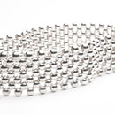 Pulsera Tejida Bolitas Siete Hilos de Plata .925 - 1