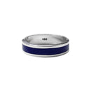 Anillo Banda con Piedra Natural