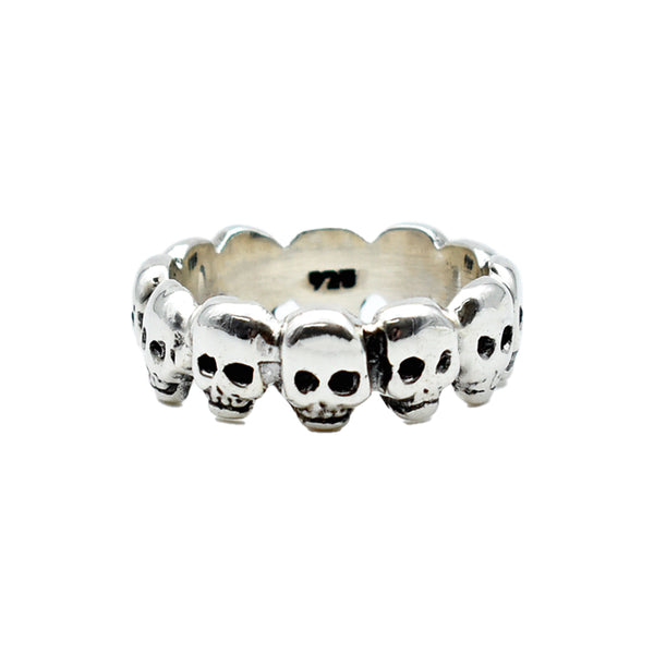 Anillo Calaveras Plata .925