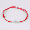 Pulsera Hilo con Cruz de Plata .925