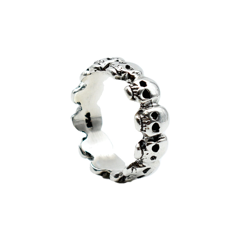 Anillo Calaveras Plata .925