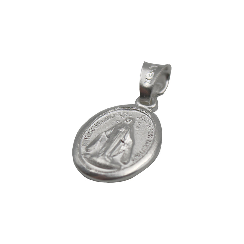 Medalla Virgen Milagrosa Plata .925