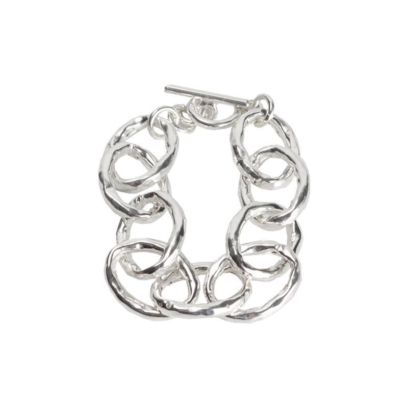 Pulsera de Argollas en Plata .925