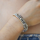 Brazalete con Casquilla en Plata Ley .925