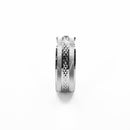Anillo Diamantado Plata .925