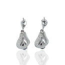 Aretes Alumbrado Ópalo con Circonia