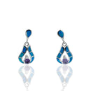 Aretes Alumbrado Ópalo con Circonia