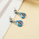 Aretes Alumbrado Ópalo con Circonia