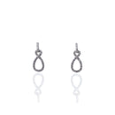 Aretes Broquel Soga con Circonia