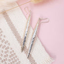 Aretes Colmillos Martillados