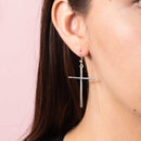 Aretes con Cruz