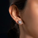 Aretes Cruz Radiantes de Circonias