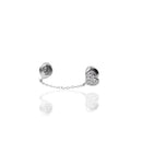 Arete de Corazónes con Cadenas y Circonias