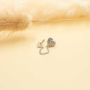 Arete de Corazónes con Cadenas y Circonias