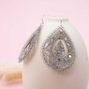 Aretes de Gota Filigrana