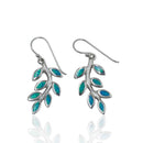 Aretes de Rama con Hojitas Ópalo
