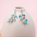 Aretes de Rama con Hojitas Ópalo