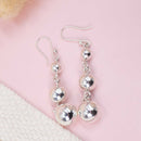 Aretes Esferas Graduadas Colgantes