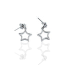 Aretes Estrellas con Circonias Brillantes