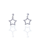 Aretes Estrellas con Circonias Brillantes