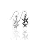 Aretes Estrellas de Mar con Opalos