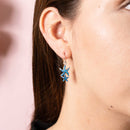 Aretes Estrellas de Mar con Opalos