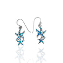 Aretes Estrellas de Mar con Opalos