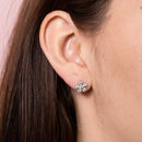 Aretes Florecitas Mini con Circonias