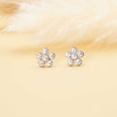 Aretes Florecitas Mini con Circonias