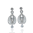 Aretes Gota con Trozos de Circonia