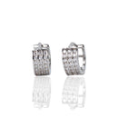 Aretes Huggies Mini Gruesa con Circonias
