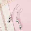 Aretes Largos Ovalados Colgantes