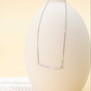 Collar Con Dije Barrita de Circonias