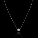 Collar con Dije Esfera con Circonias