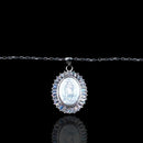 Collar con Medalla Madre Perla Virgen Guadalupe