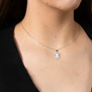 Collar con Medalla Madre Perla Virgen Guadalupe