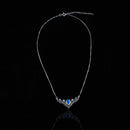 Collar Coranita con Opalo Azul