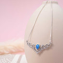 Collar Coranita con Opalo Azul