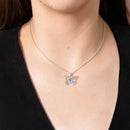 Dije de Mariposa con Opalo Azul
