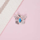 Dije de Mariposa con Opalo Azul