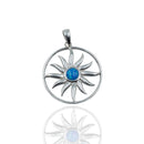 Dije Sol Opalo Azul