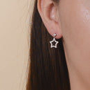 Aretes Estrellas con Circonias Brillantes