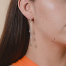 Aretes Esferas Flotantes