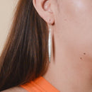 Aretes Colmillos Martillados